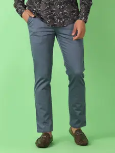 V-Mart Men Mid-Rise Cotton Chinos Trousers