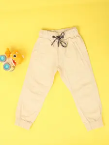 V-Mart Boys Cotton Mid-Rise Joggers Trousers
