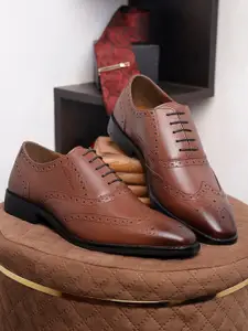 Louis Stitch Men Tan Premium Egyptian Crust Leather Formal Brogues