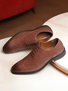 Louis Stitch Men Tan Premium Egyptian Crust Leather Formal Brogues