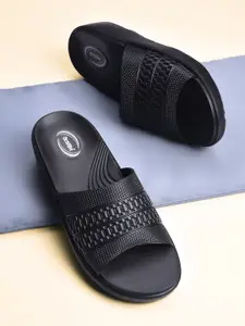 Action Women Self Design Rubber Sliders