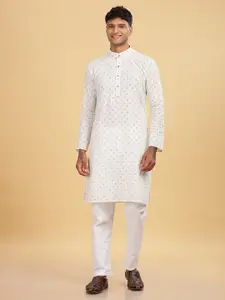 Anouk Men Printed Ethnic Long Kurta