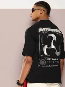Kook N Keech Men Printed Oversized T-shirt