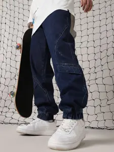 Hubberholme Men Comfort Baggy Jogger Fit Light Fade Jeans