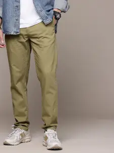 The Roadster Life Co. Men Pure Cotton Chinos Trousers