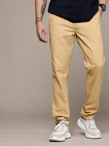 The Roadster Life Co. Men Pure Cotton Chinos Trousers