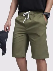 The Roadster Life Co. Men Mid-Rise Pure Cotton Regular Shorts