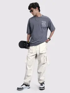 The Roadster Life Co. Men Loose Fit Cargos Trousers