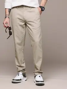 The Roadster Life Co. Men Pure Cotton Chinos Trousers