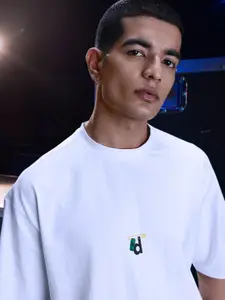 Kook N Keech Printed Oversized Drop-Shoulder Concert T-shirt