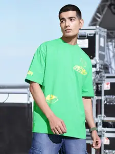 Kook N Keech Graphic Oversized Drop Shoulder T-shirt