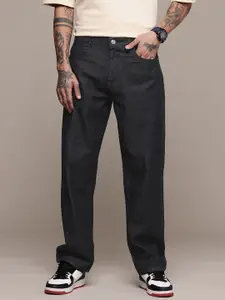 WROGN Men Loose Fit Light Fade Pure Cotton Jeans