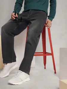 WROGN Men Loose Fit Heavy Fade Pure Cotton Jeans