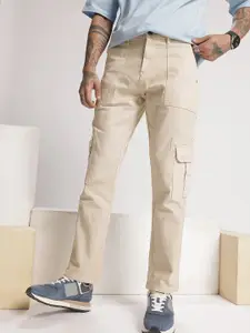 WROGN Men Relaxed Cargo Style Stretchable Jeans