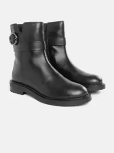 Geox Women D Serilda D Heeled Leather Boots