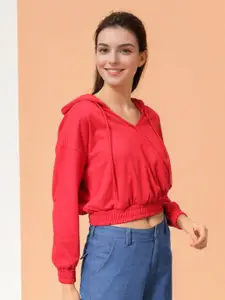 Freehand by The Indian Garage Co Women Pullover Hooded Sweatshirt