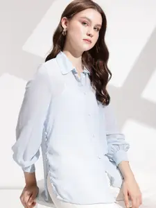her by invictus Semi Sheer Casual Shirt