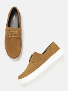 Kenneth Cole Men Suede Boat Shoes