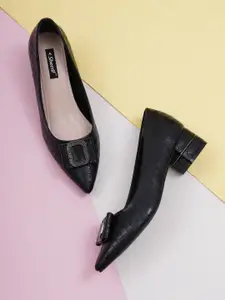 Sherrif Shoes Embellished Party Block Pumps