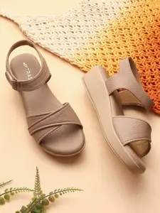 TRASE Women Open Toe Flats