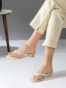 Inc 5 Embellished Block Heel Sandals