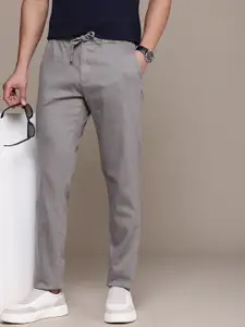 French Connection Men Smart Slim Fit Easy Wash Trousers