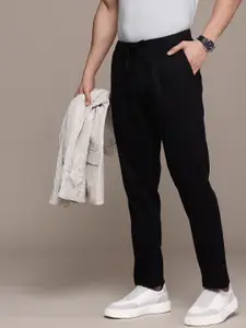 French Connection Men Smart Slim Fit Easy Wash Trousers