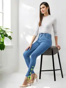 Miss Chase Women Skinny Fit High-Rise Stretchable Cotton Jeans