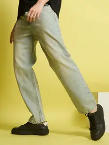 Bene Kleed Men Relaxed Fit Light Fade Tinted Cotton Jeans