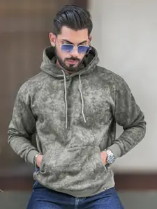 Maniac Men Printed Hooded Sweatshirt