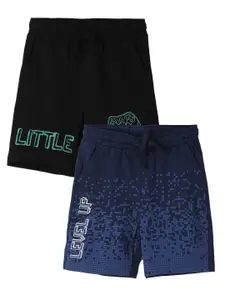 Fame Forever by Lifestyle Boys Pack of 2 Abstract Printed Regular Fit Shorts