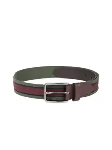 Allen Solly Men Striped Leather Belt