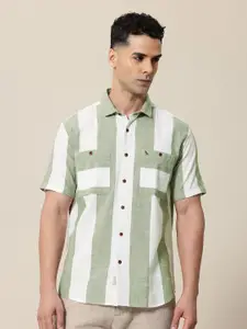 Mr Bowerbird Premium Striped Casual Shirt