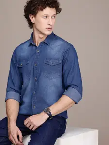 French Connection Premium Slim Fit Denim Casual Shirt