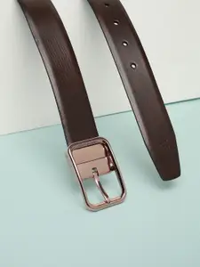 Van Heusen Men Textured Leather Reversible Formal Belt