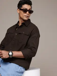 WROGN Pure Cotton Oversized Casual Shirt