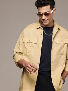 WROGN Pure Cotton Oversized Casual Shirt