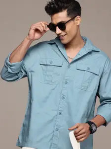 WROGN Pure Cotton Oversized Casual Shirt