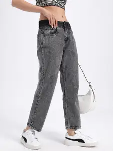 glitchez Women Laid Back Relaxed Straight Jeans