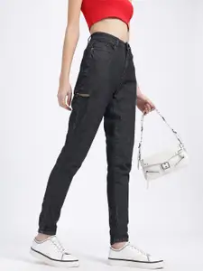 glitchez Women Low Distress Boyfriend Fit Jeans