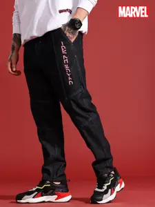 MARVEL STREET Men Relaxed Fit Mid-Rise Printed Pure Cotton Jeans