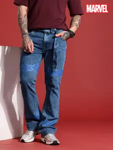 MARVEL STREET Men Regular Fit Mid-Rise Pure Cotton Heavy Fade Jeans