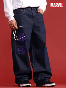 MARVEL STREET Men Printed Pure Cotton Jeans