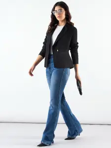 PowerSutra Tailored Fit Single-Breasted Asymmetric Blazer
