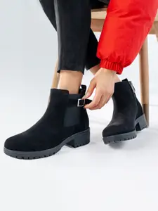 yoho Women Suede Chelsea Boot Premium Leather Comfortable Winter