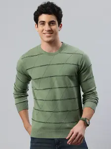 Pierre Carlo Men Self Design Pullover