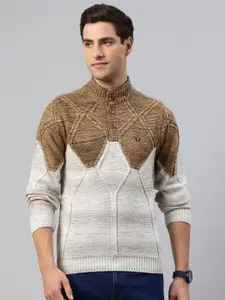 Pierre Carlo Men Colourblocked Pullover