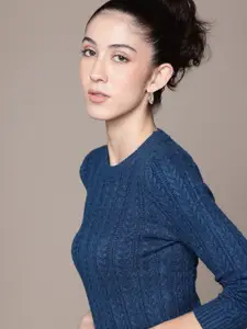 The Roadster Lifestyle Co. Knitted Woollen Pullover