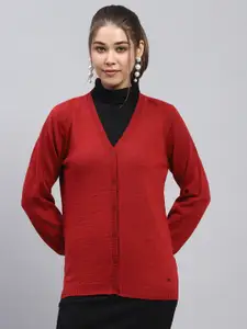 Monte Carlo V-Neck Woollen Cardigan Sweater