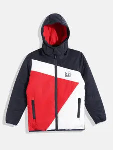 Monte Carlo Boys Colourblocked Hooded Padded Jacket